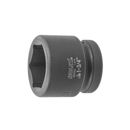Holex Impact Socket, 1 inch Drive, 6 pt, 1-3/4 inch 653002 1.3/4
